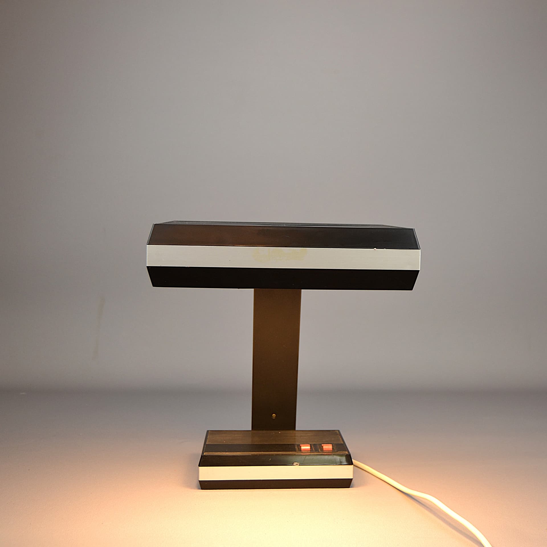 Lampa biurkowa Space Age, multikolor, plastik, Polam, Polska, lata 60. - 194924