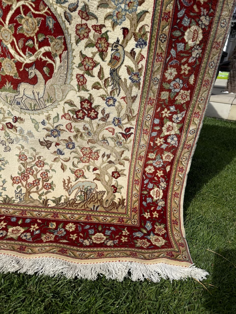 Dywan Tabriz Figural 170x104 cm, multikolor, wełna kaszmir, jedwab, Iran - 194965