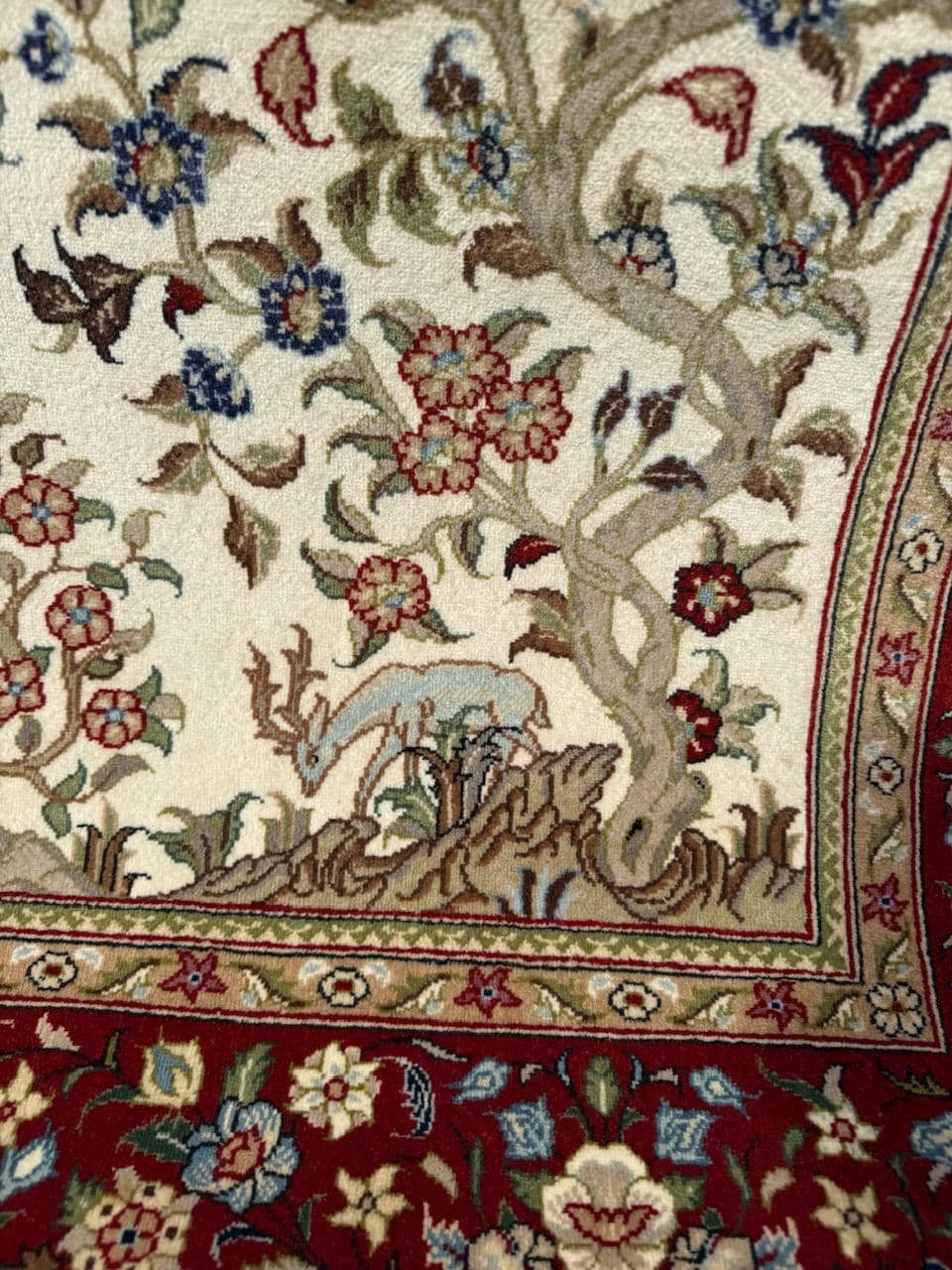 Dywan Tabriz Figural 170x104 cm, multikolor, wełna kaszmir, jedwab, Iran - 194966