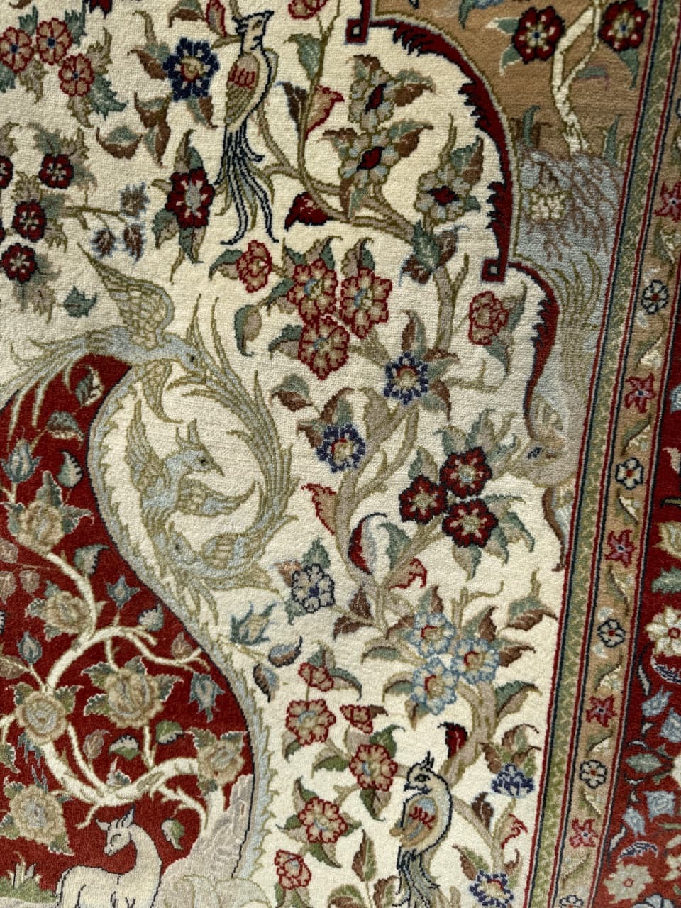 Dywan Tabriz Figural 170x104 cm, multikolor, wełna kaszmir, jedwab, Iran - 194967