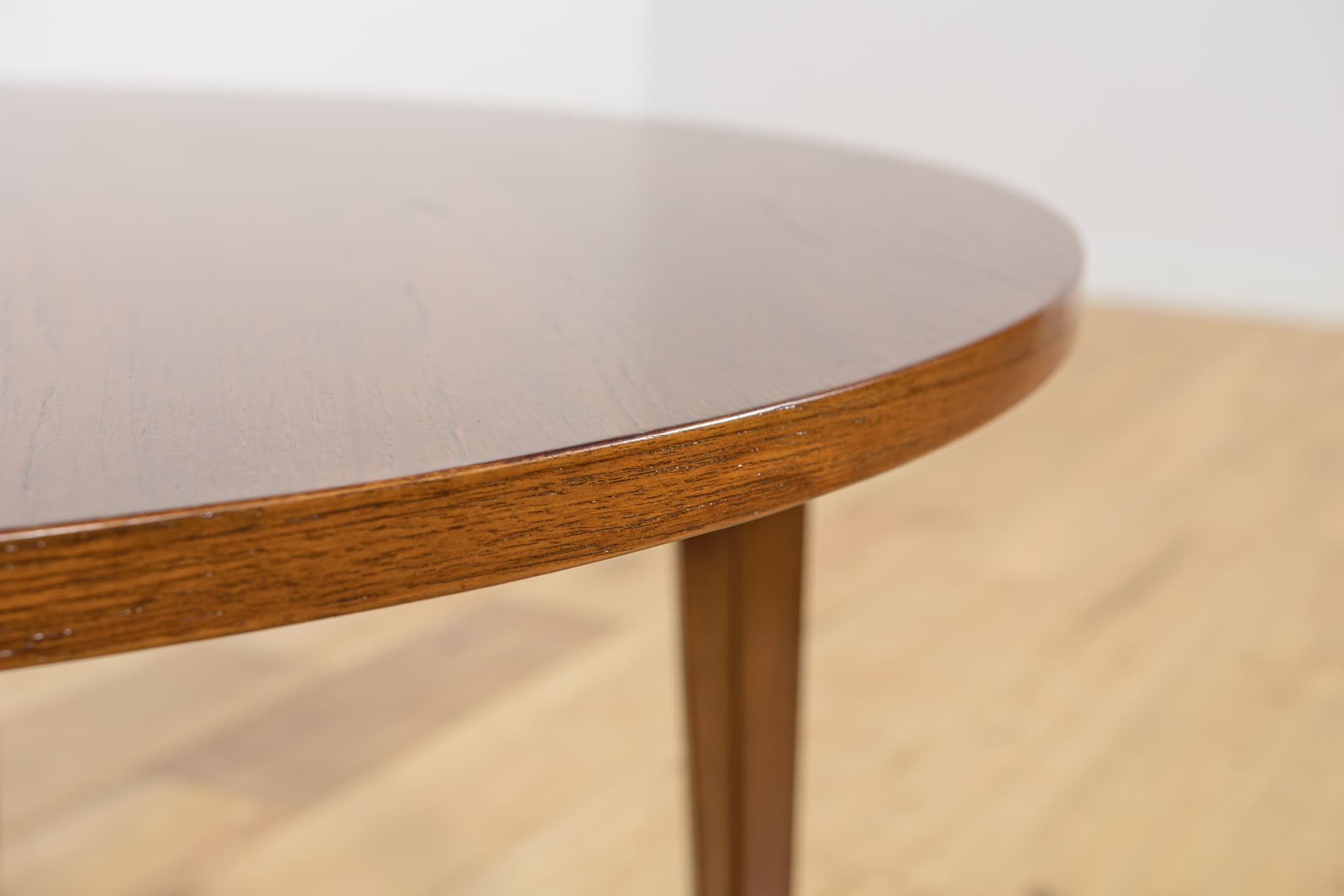 Coffee table, brown teak wood, Remploy, United Kingdom, 1970s. - 195026