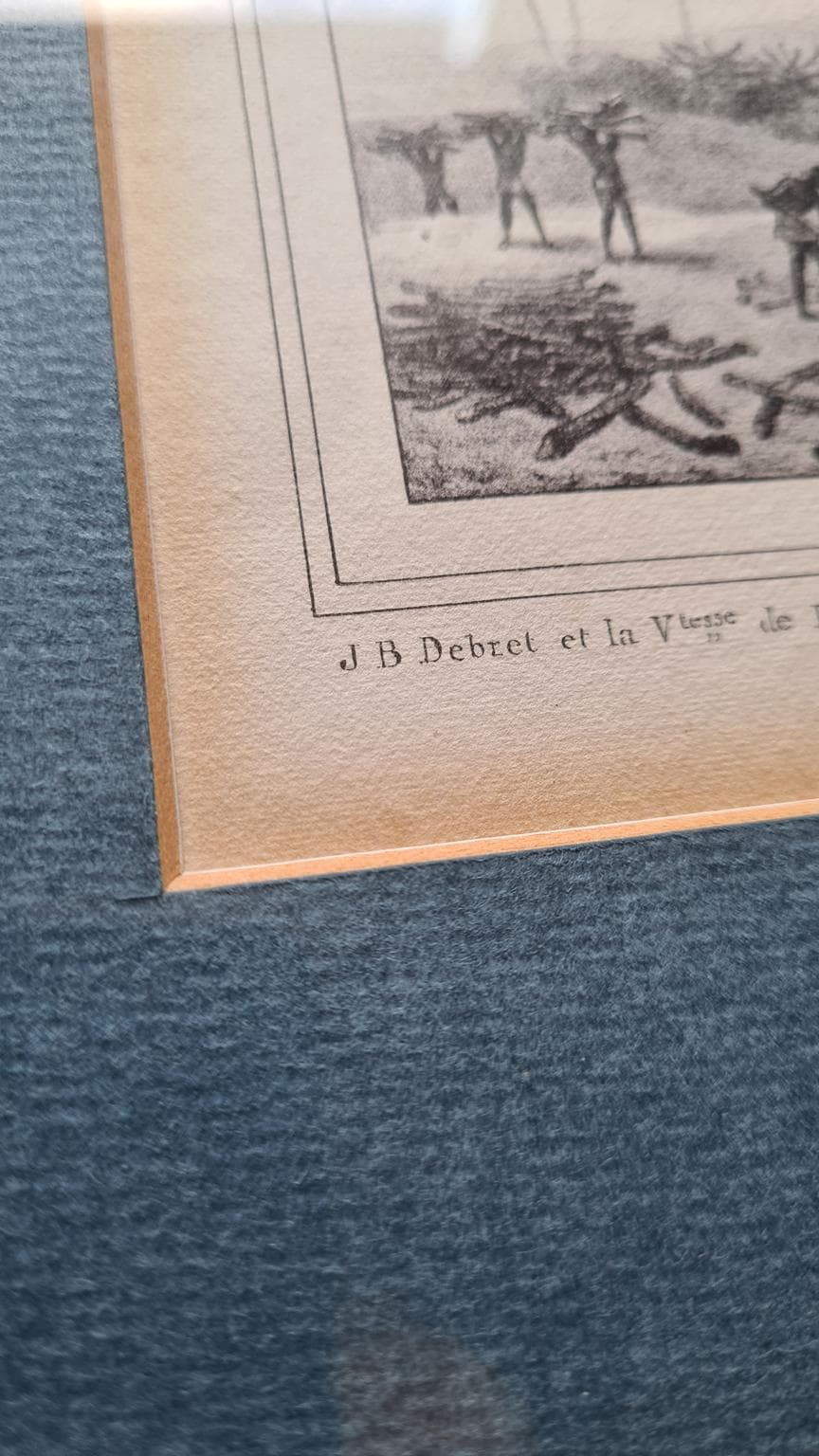 Para litografii, czarno-białe, papier, aut. J.-B. Debret, Francja, XIX w. - 195052