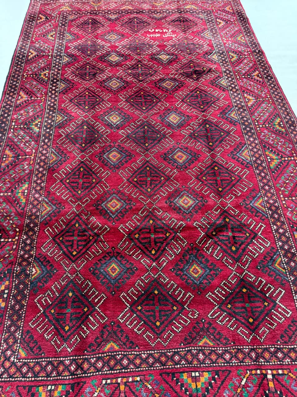 Dywan Beludż, czerwony, wełna, Iran, 290x170 cm - 195097