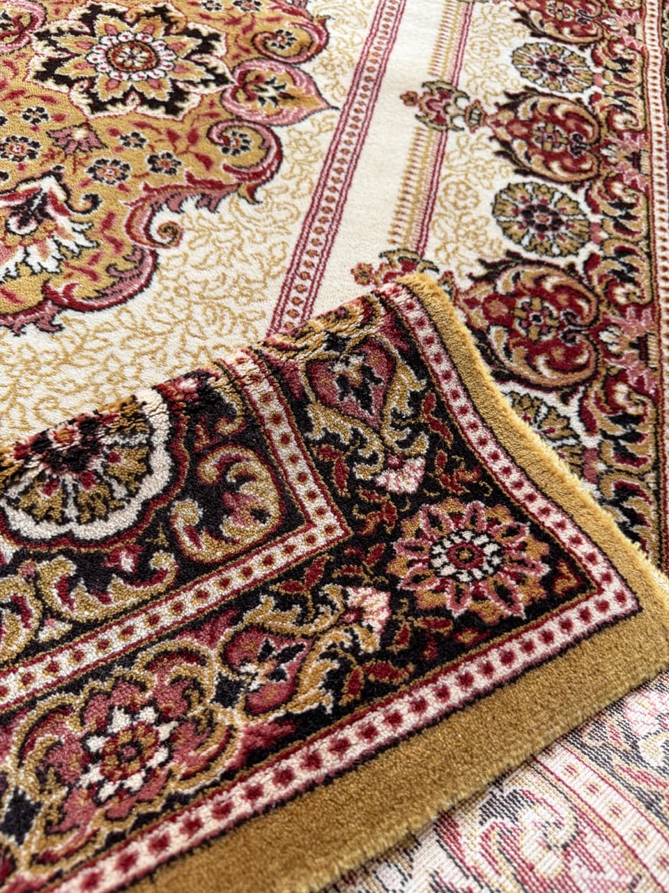 Dywan Sikkim, 350x250 cm, beżowy, wełna, Niemcy, lata 90. - 195112