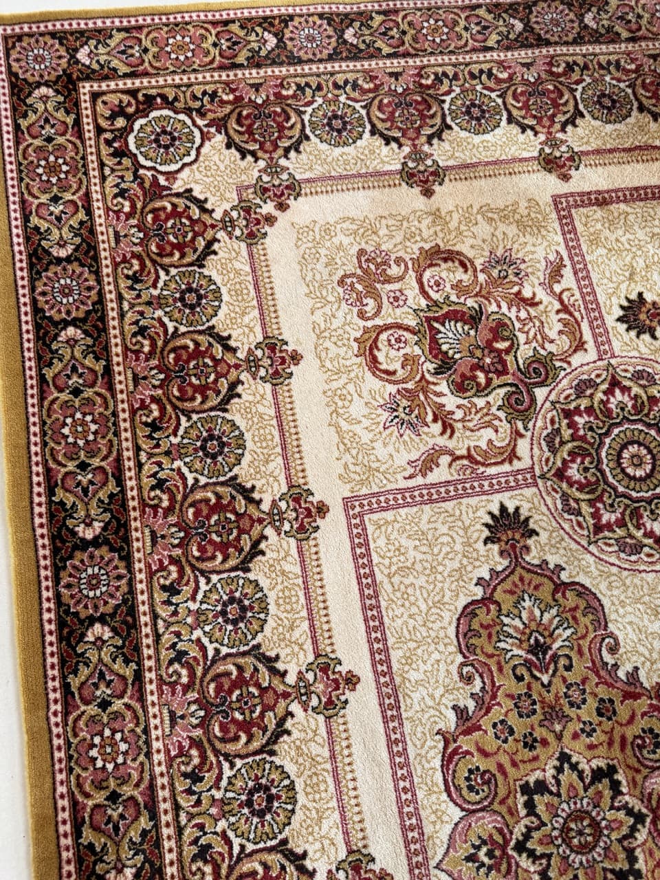 Dywan Sikkim, 350x250 cm, beżowy, wełna, Niemcy, lata 90. - 195108