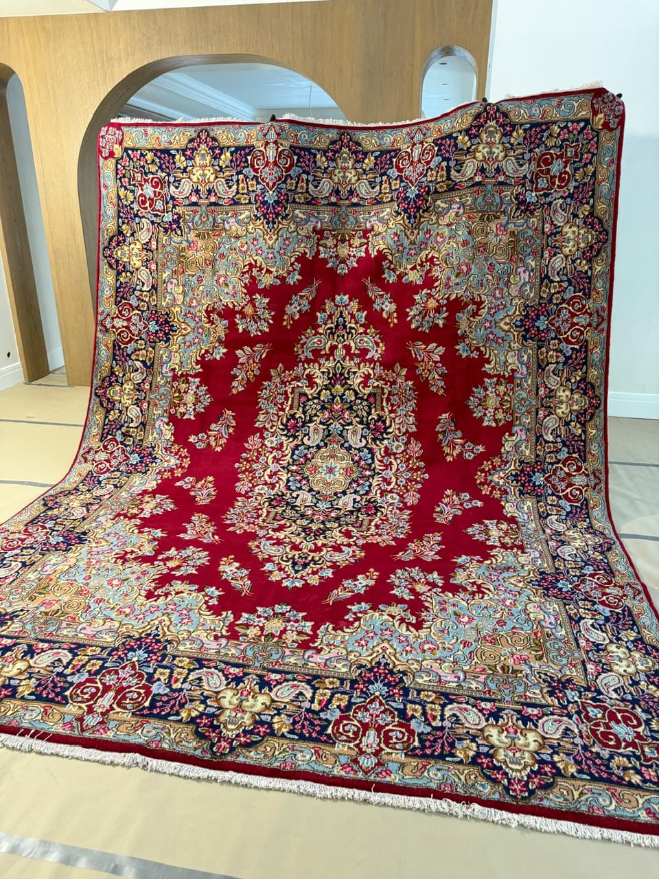 Rug Kerman, 400x300 cm, multicolor wool, Iran - 195205