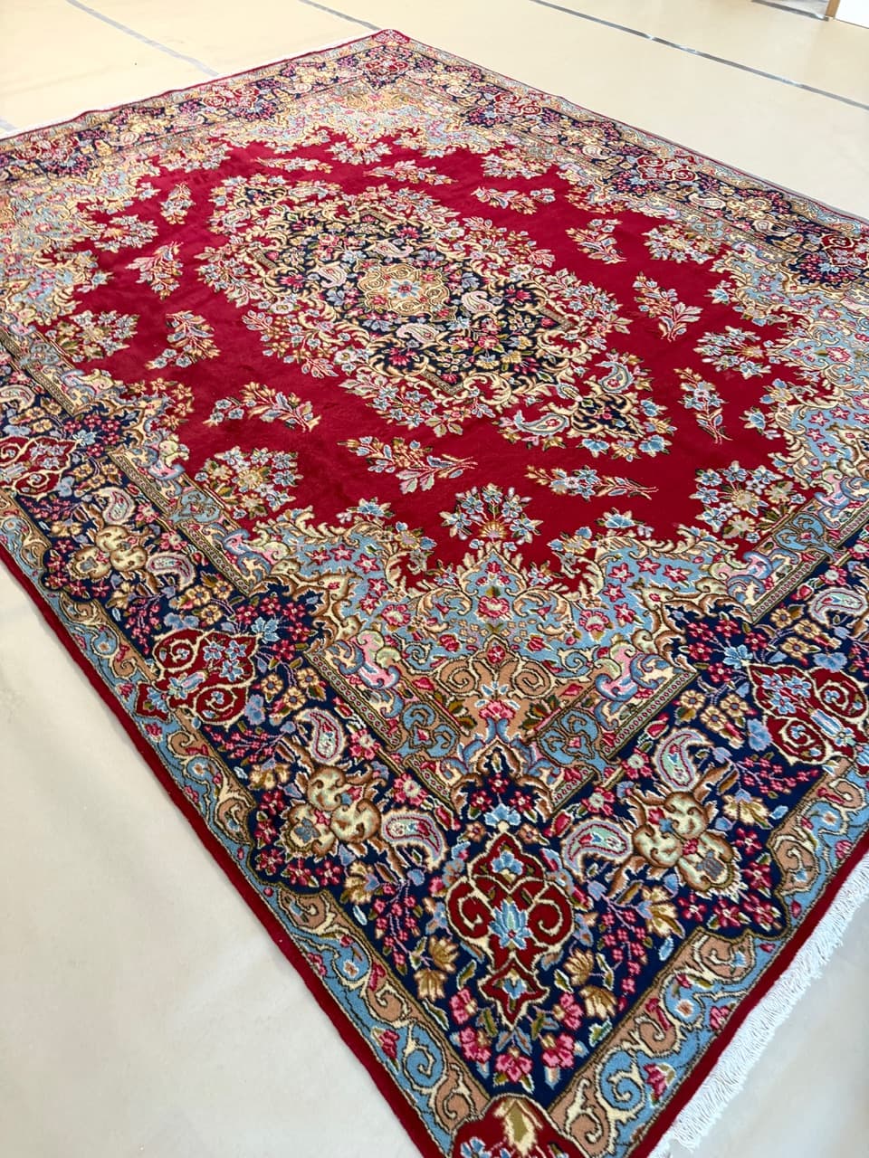 Rug Kerman, 400x300 cm, multicolor wool, Iran - 195201