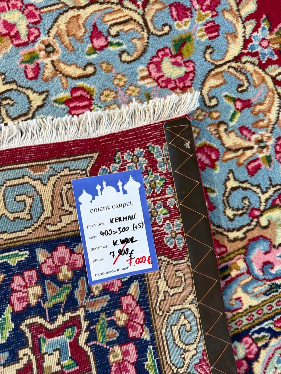 Rug Kerman, 400x300 cm, multicolor wool, Iran - 195203