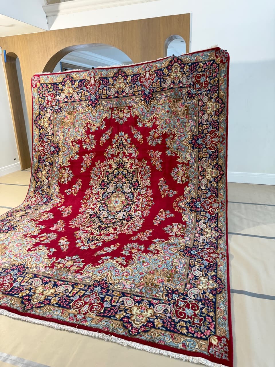 Rug Kerman, 400x300 cm, multicolor wool, Iran - 195210