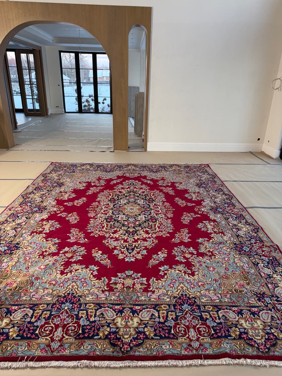 Rug Kerman, 400x300 cm, multicolor wool, Iran - 195212