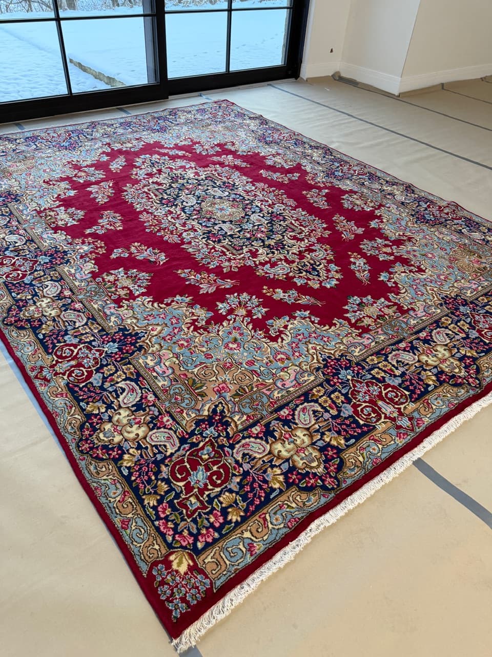 Rug Kerman, 400x300 cm, multicolor wool, Iran - 195202