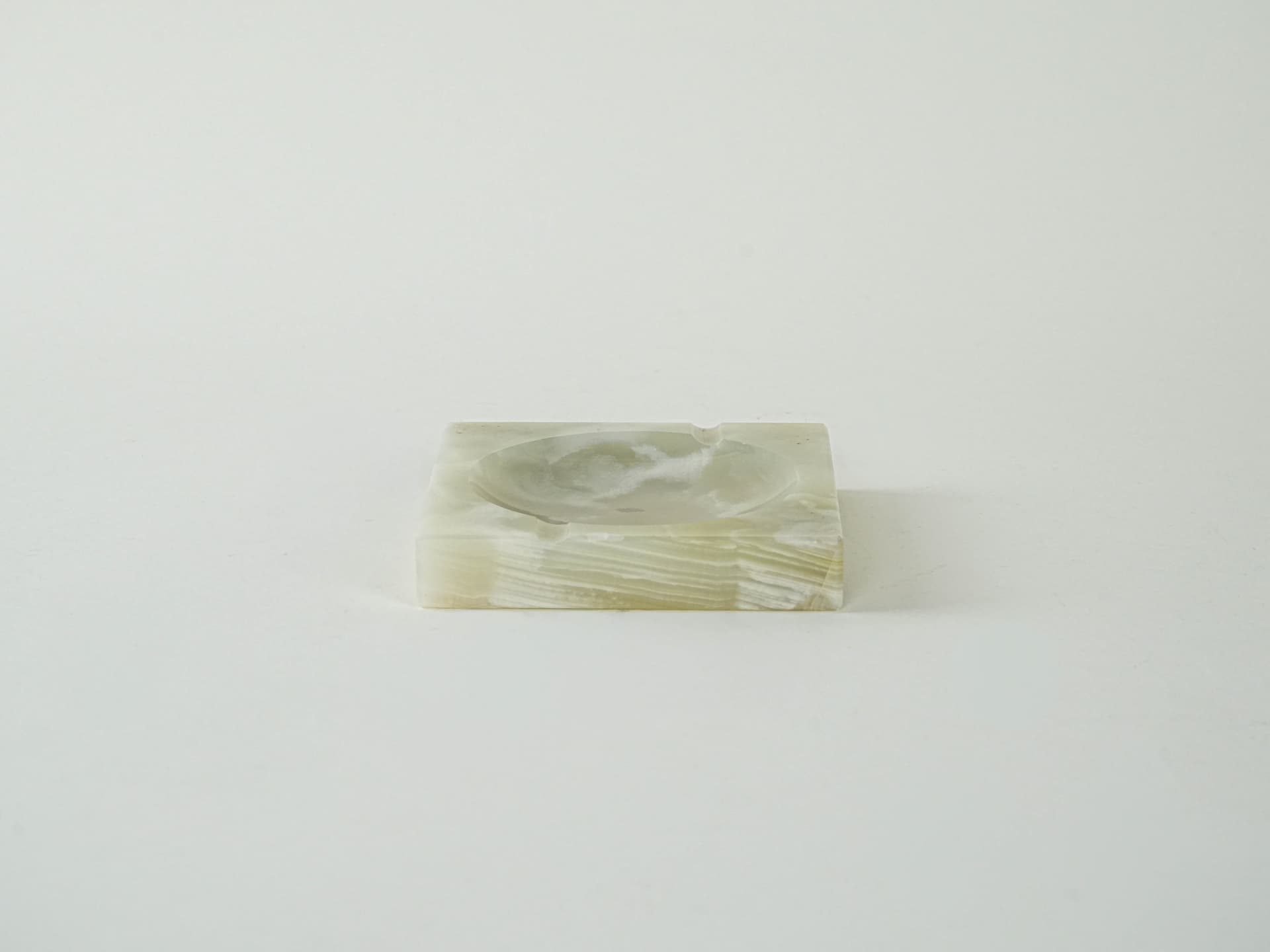 Podstawka, seledynowy onyks, Włochy, lata 60. - 195217