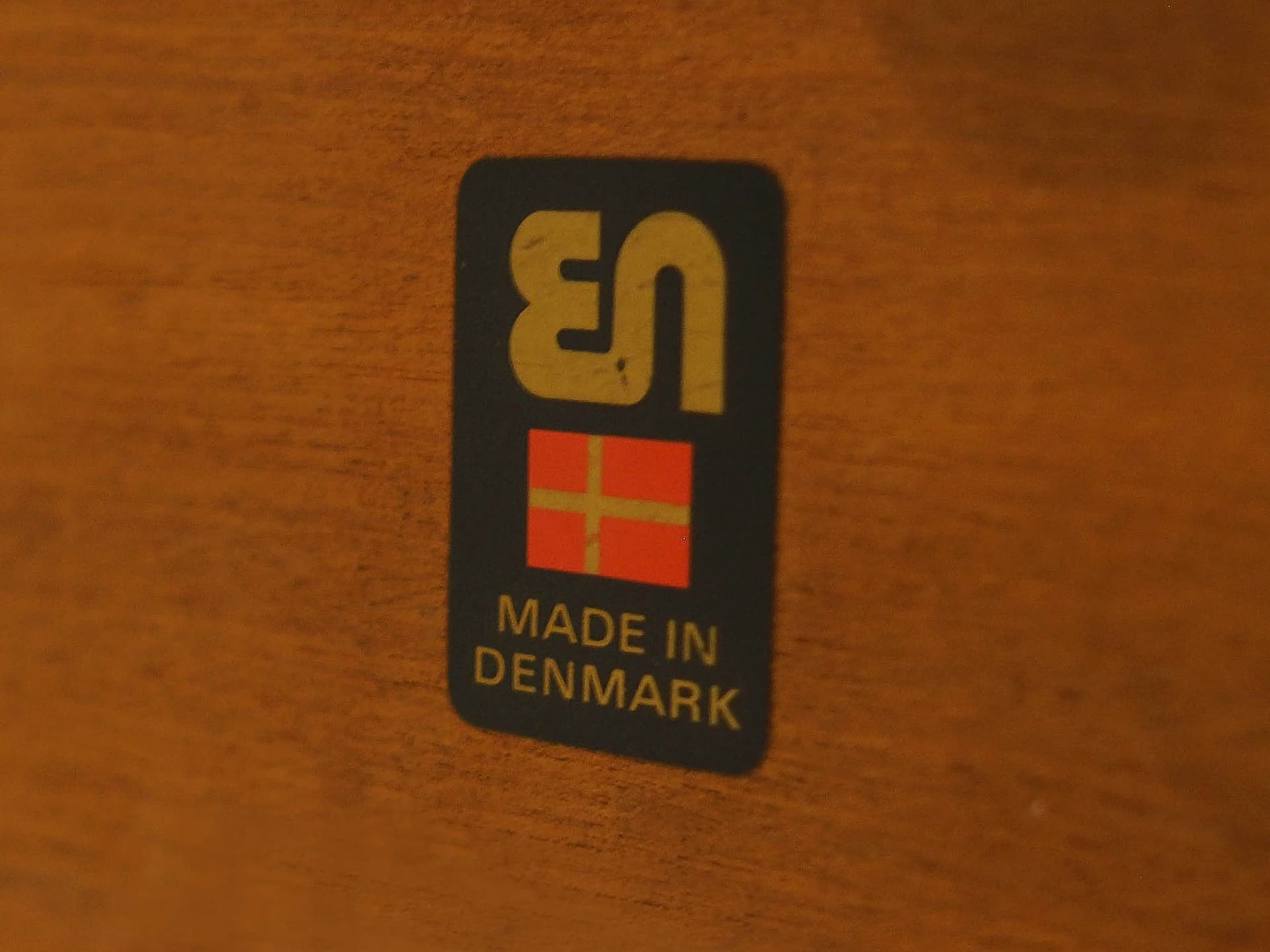 Stół jadalniany, teak brązowy średni, Dania, lata 70. - 195371