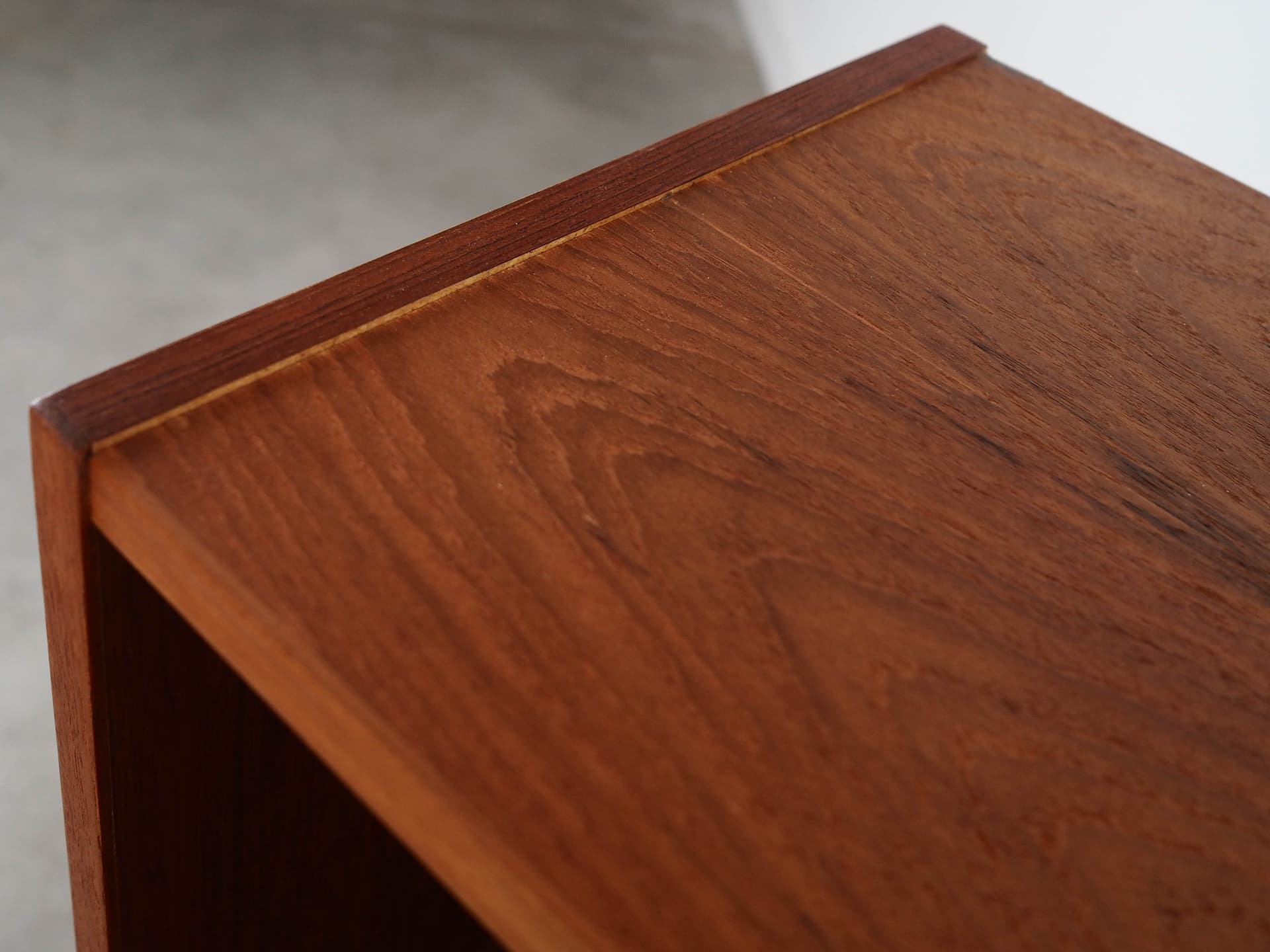 Bookcase, brown teak, Denmark, 1970s. - 195423