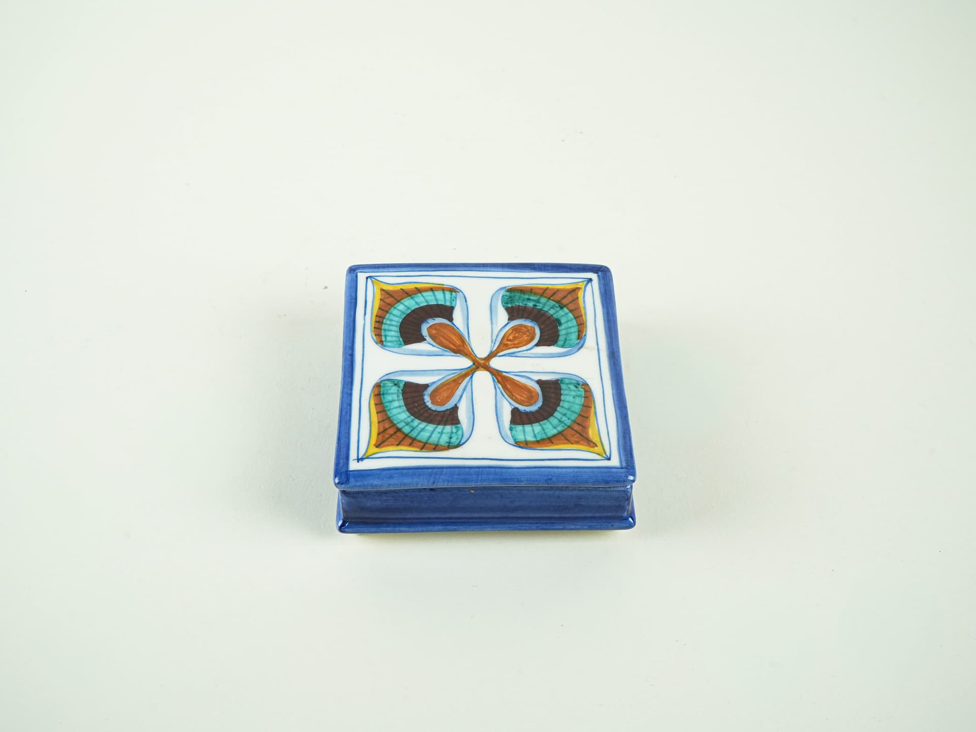 Box Toscari, multicolor ceramics, Italy, 1970s. - 195487