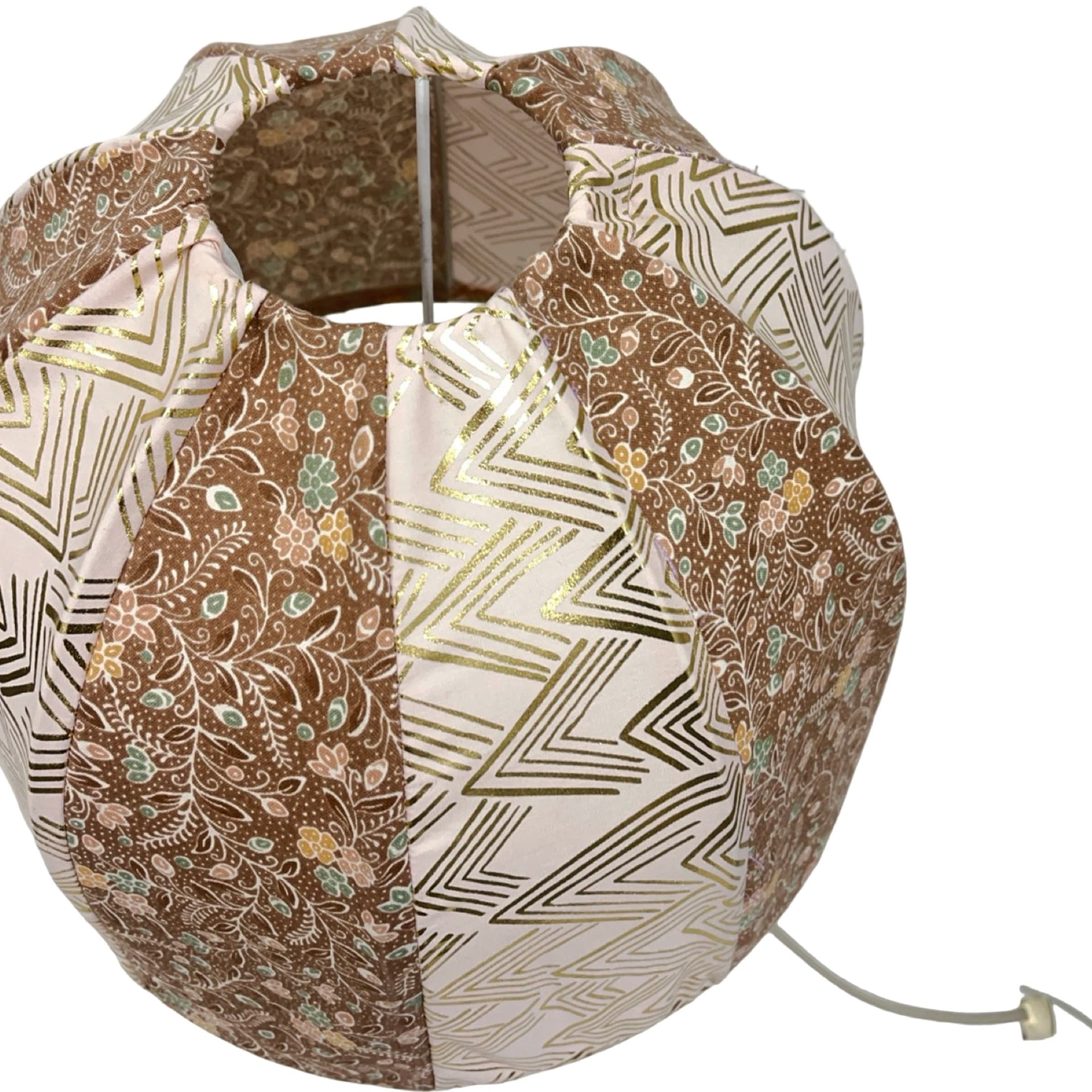 Lampa stołowa, alabaster beżowy, tkanina beżowa, Włochy, lata 60. - 195504