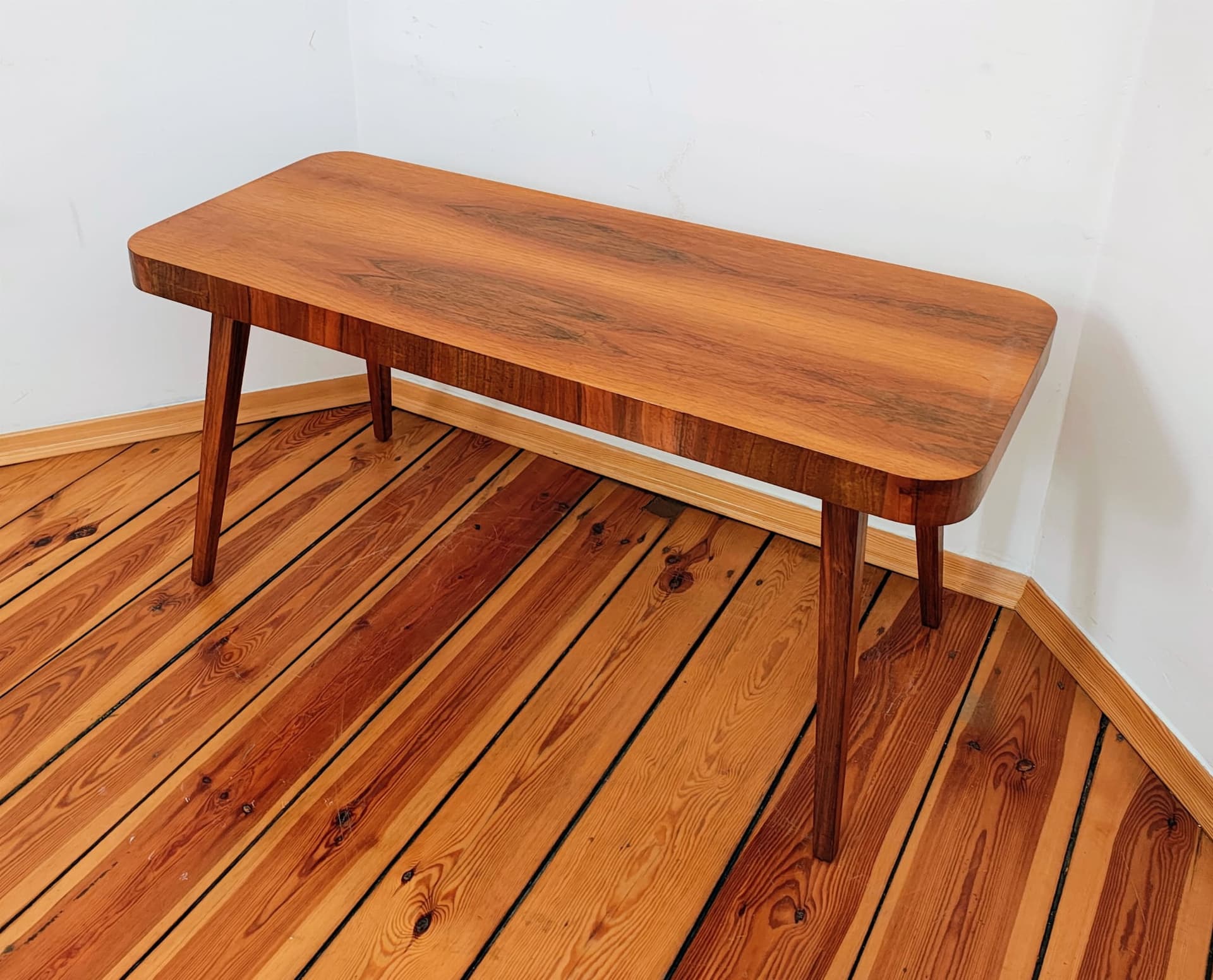 Stolik kawowy, brązowy, drewno, UP Závody, Czechosłowacja, lata 60. - 195537