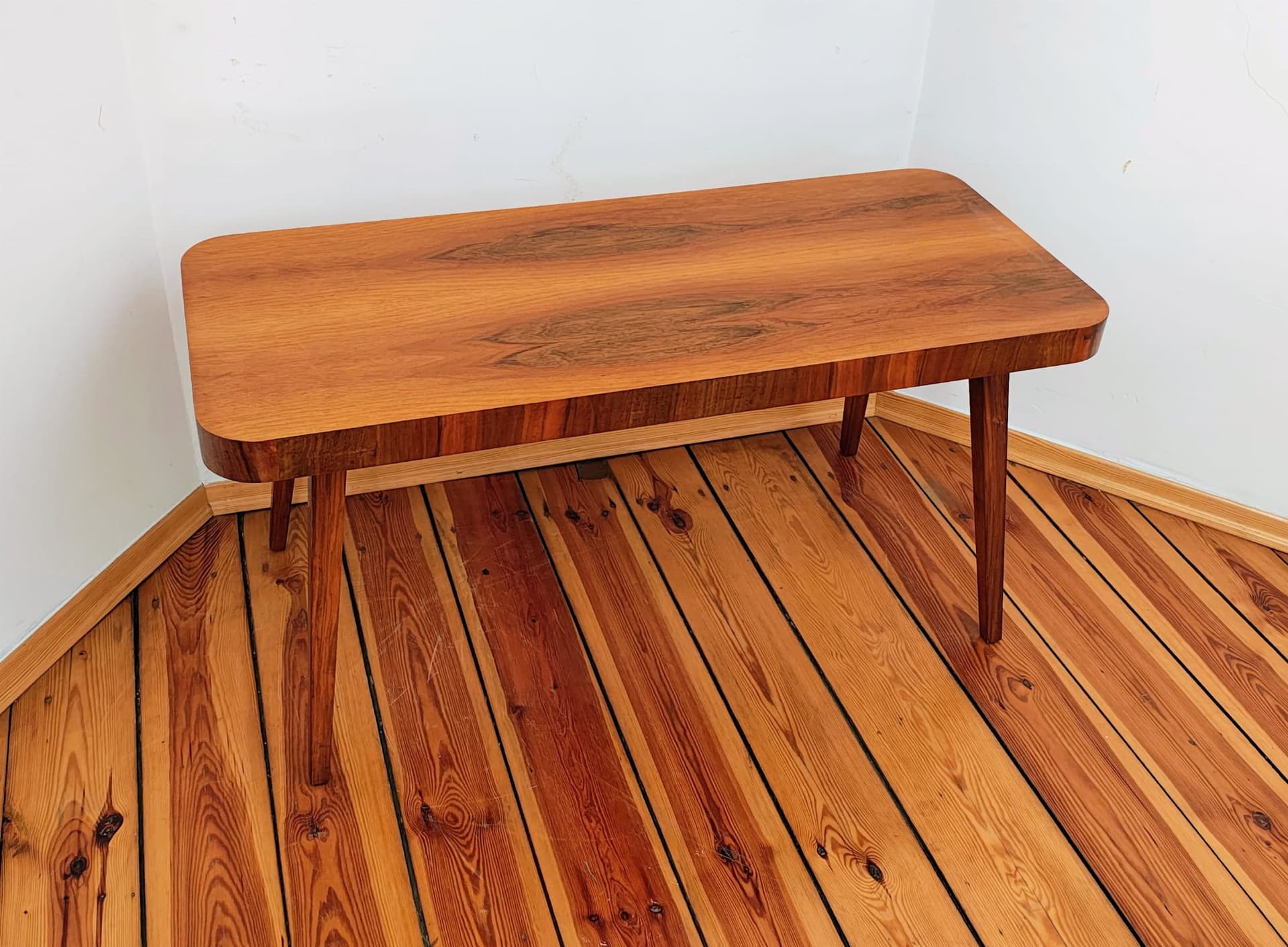 Stolik kawowy, brązowy, drewno, UP Závody, Czechosłowacja, lata 60. - 195536