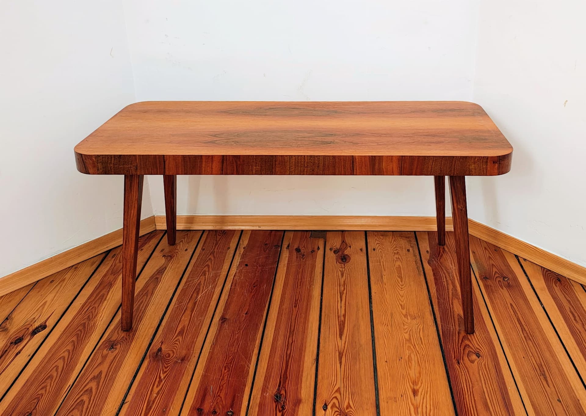 Stolik kawowy, brązowy, drewno, UP Závody, Czechosłowacja, lata 60. - 195538