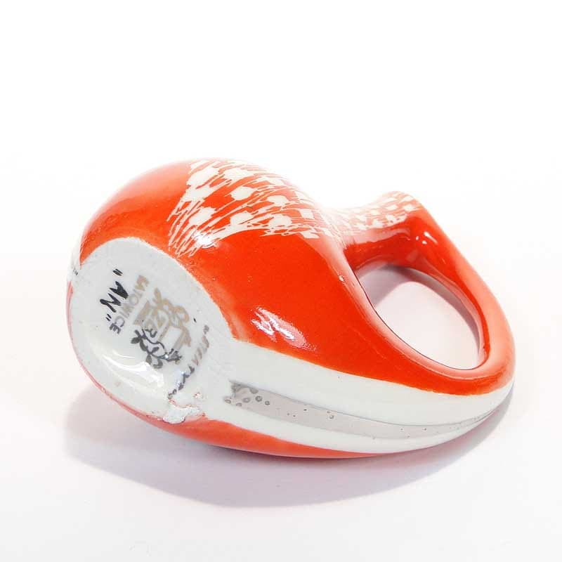 Dzbanek Pop Art, porcelana pomarańczowa, Steatyt, Polska, lata 60. - 195561