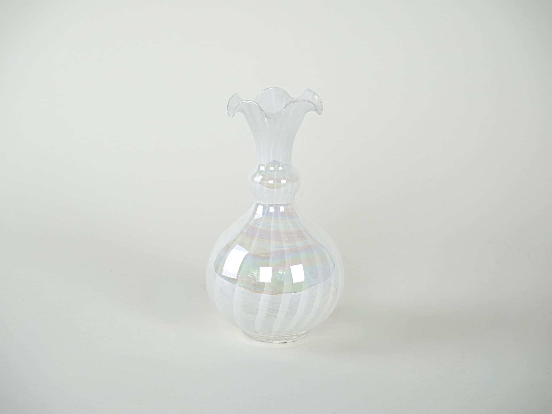 Wazon, Murano, transparentny, szkło, Włochy, lata 60. - 195588