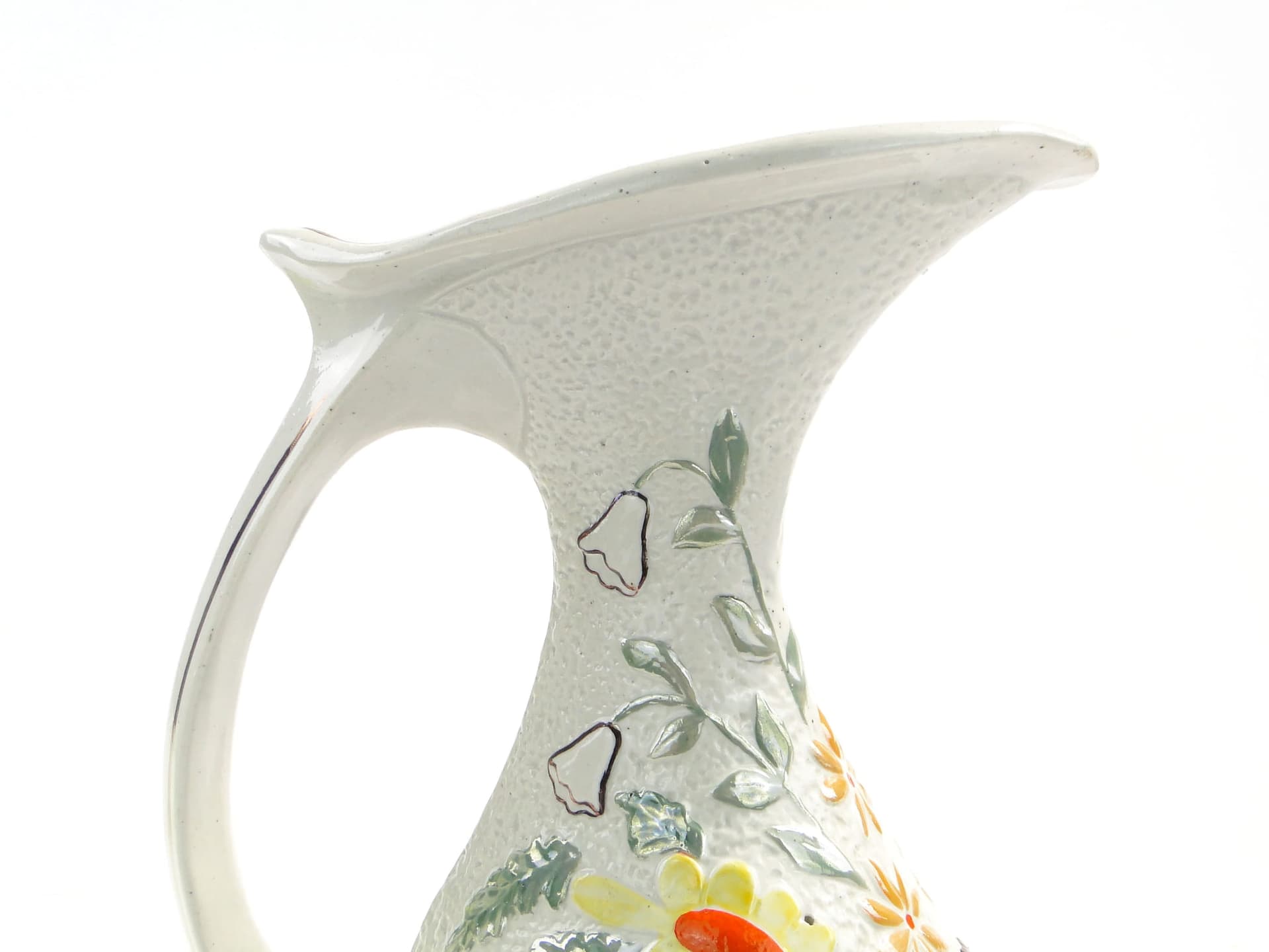 Dzban Pop Art, porcelana ivory white, Polska, lata 60. - 195636
