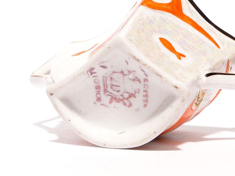 Sugar Bowl, Pop Art, ivory white porcelain, Steatyt, Poland, 1960s. - 195663