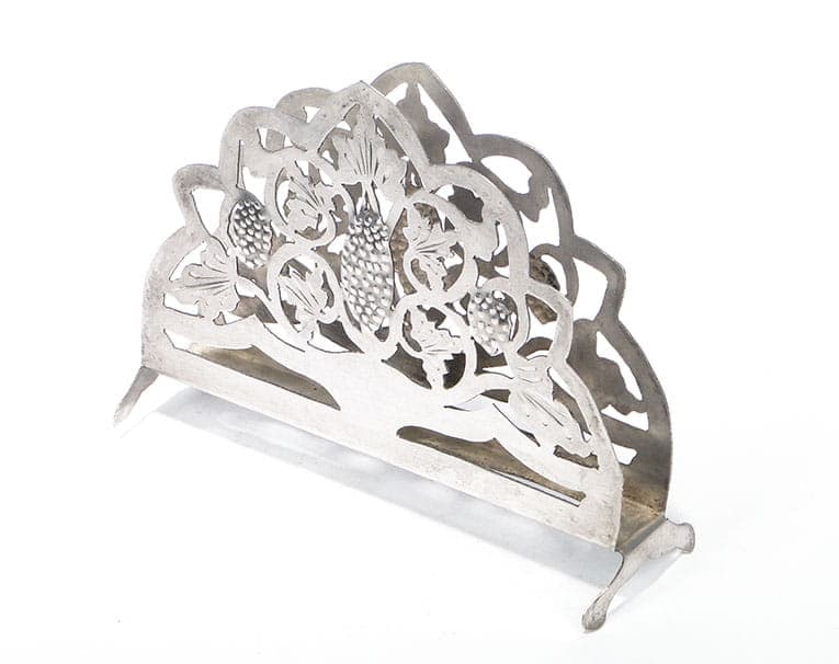 Serwetnik Art Deco, srebro, Polska, lata 20. - 195738