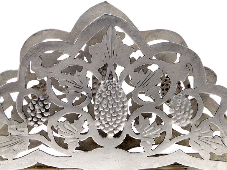 Serwetnik Art Deco, srebro, Polska, lata 20. - 195737