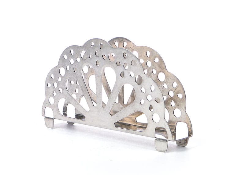 Serwetnik Art Deco, srebro, Polska, lata 40. - 195755