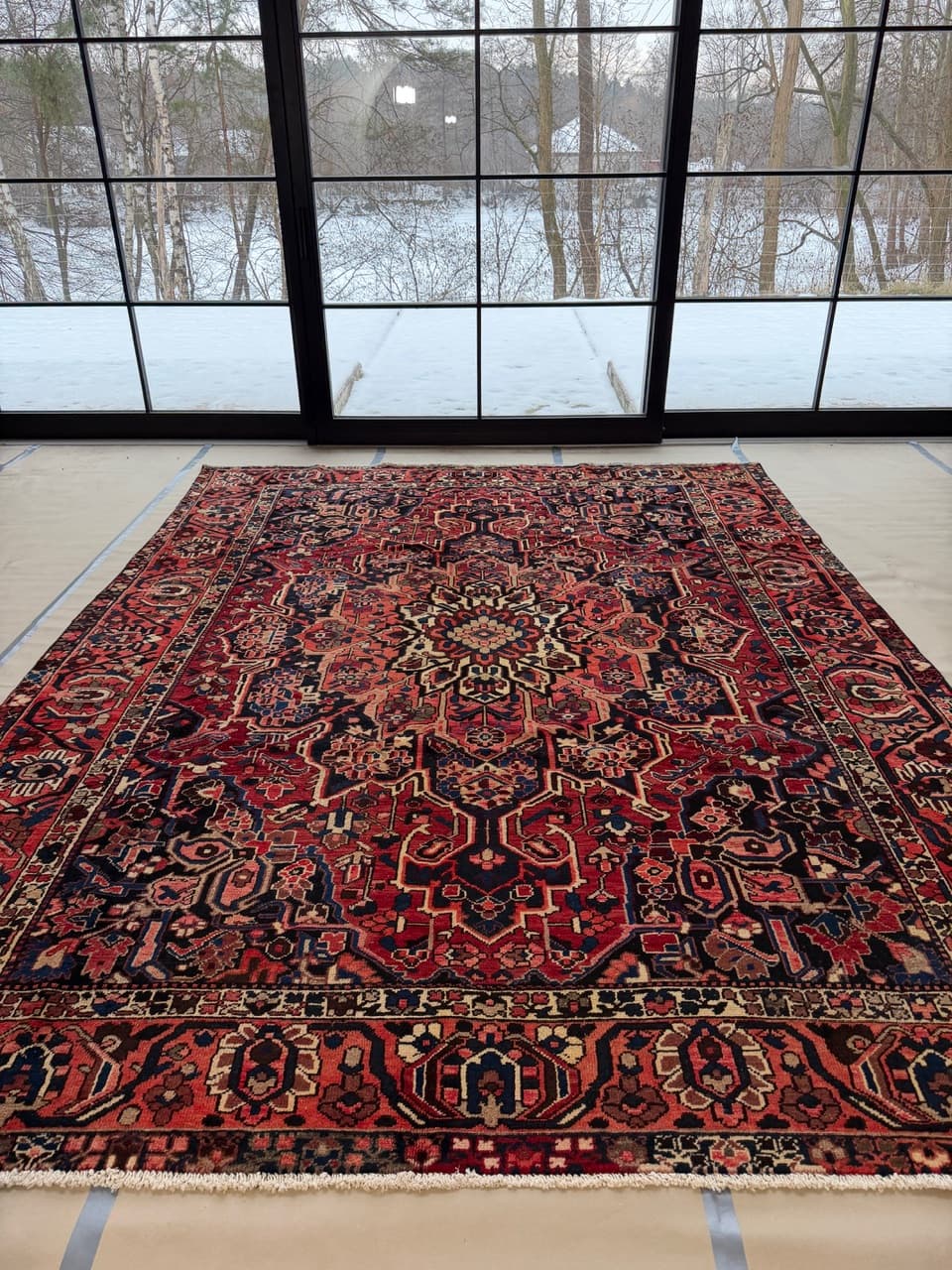 Rug Bahtiari Hamadan, 385x300 cm, multicolor wool, Iran - 195764