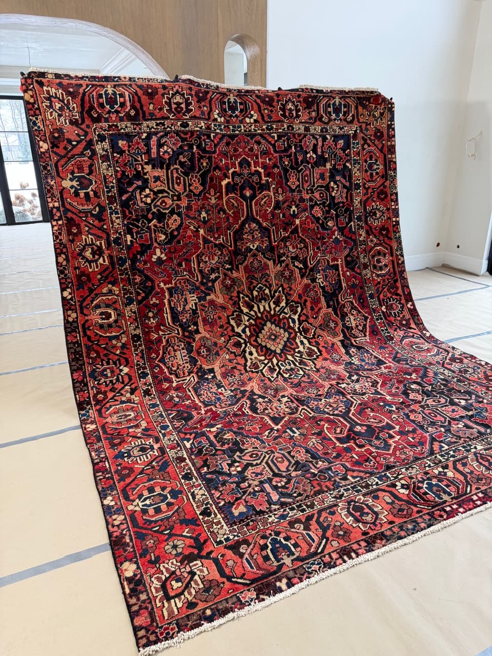 Rug Bahtiari Hamadan, 385x300 cm, multicolor wool, Iran - 195773