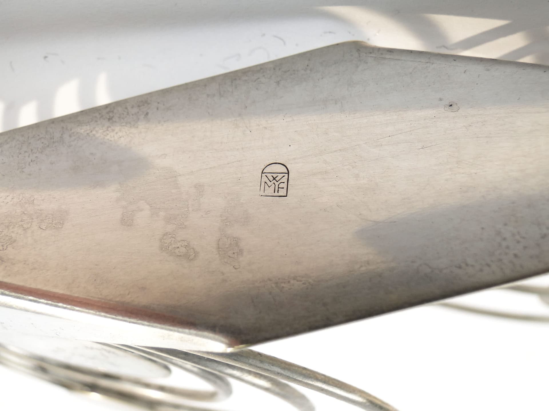 Serwetnik Art Deco, stal srebrny, WMF, Niemcy, lata 30. - 195780