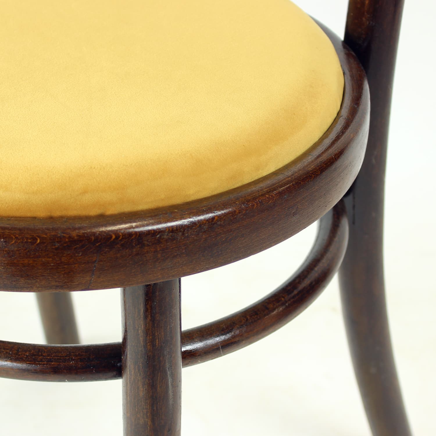 Bentwood chair, Thonet, dark brown oak, Czechoslovakia, 1940s. - 195794