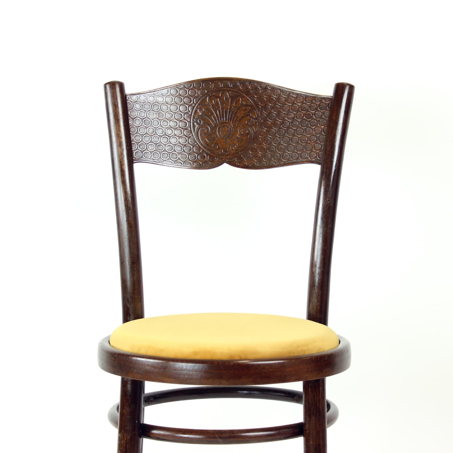 Bentwood chair, Thonet, dark brown oak, Czechoslovakia, 1940s. - 195793