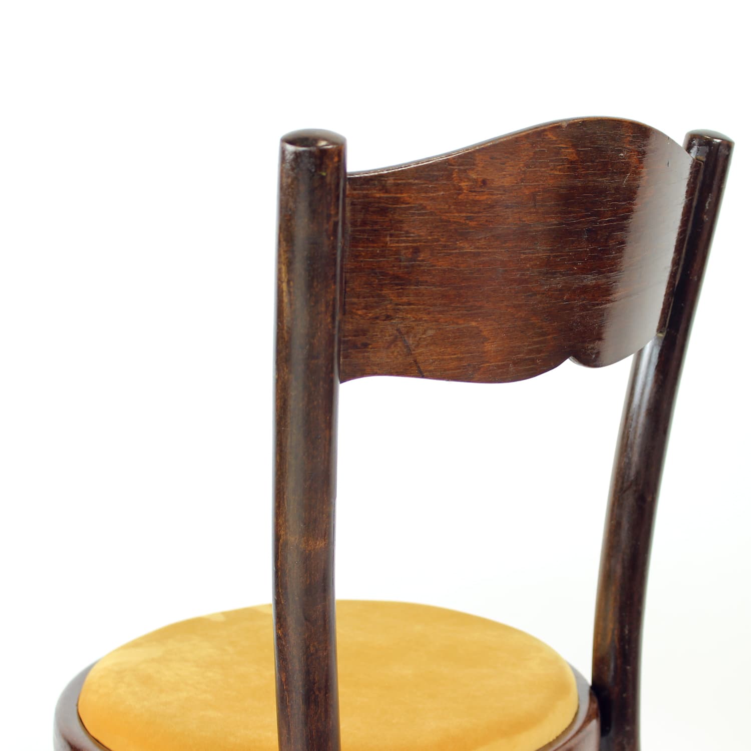 Bentwood chair, Thonet, dark brown oak, Czechoslovakia, 1940s. - 195786
