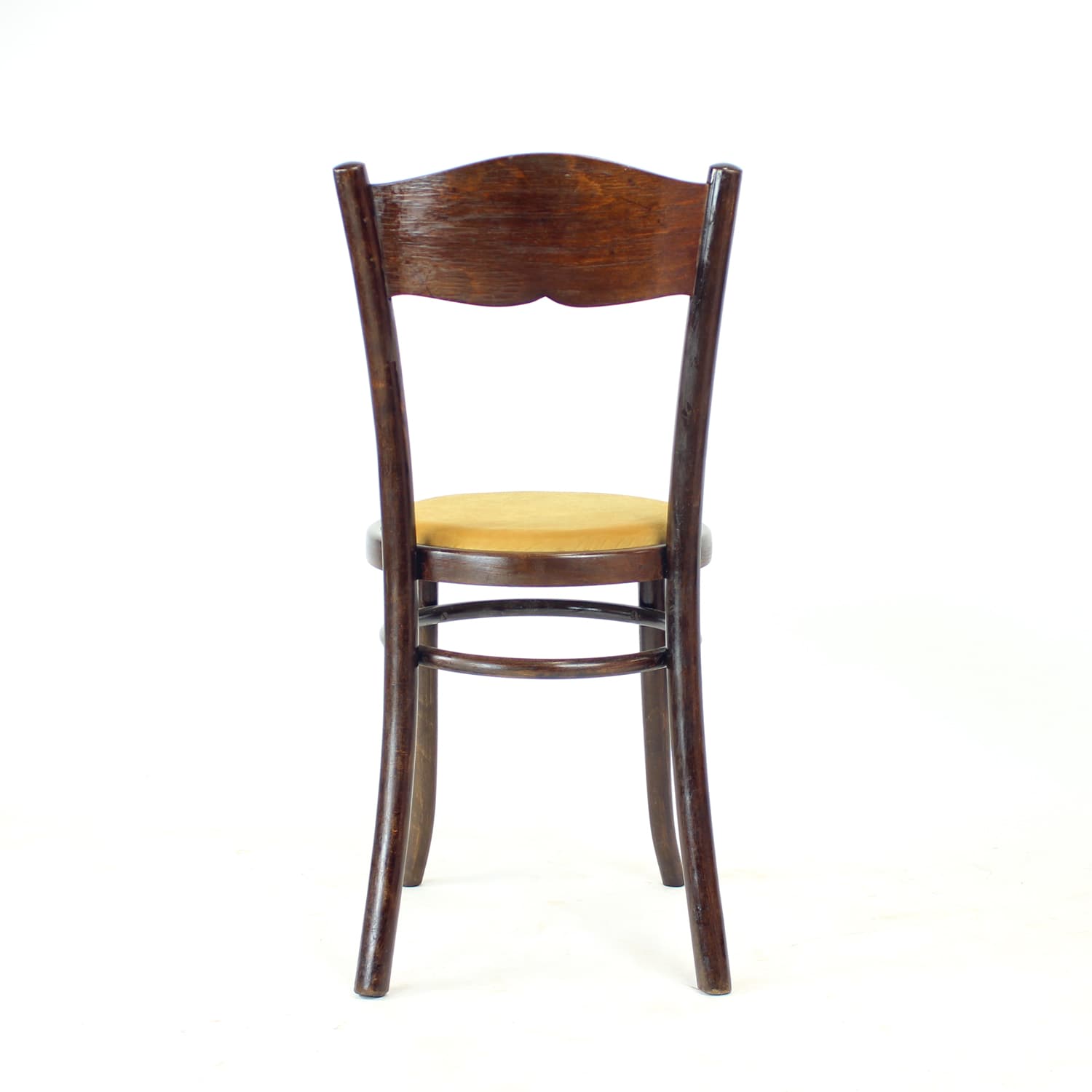 Bentwood chair, Thonet, dark brown oak, Czechoslovakia, 1940s. - 195788