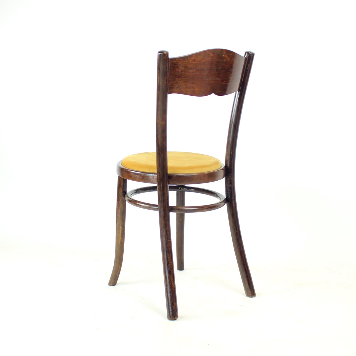 Bentwood chair, Thonet, dark brown oak, Czechoslovakia, 1940s. - 195782