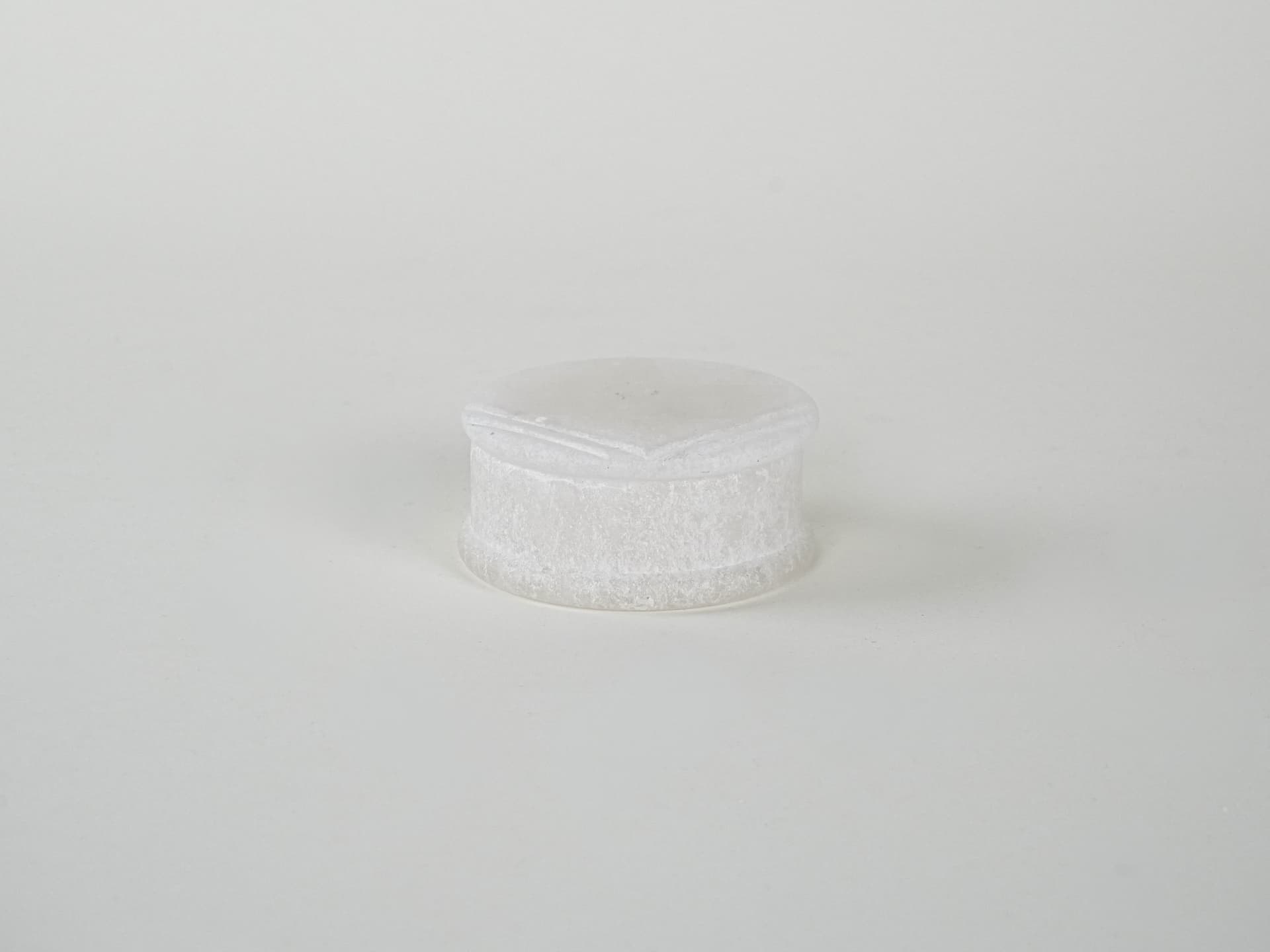 Pudełko, ivory white, kamień, Włochy, lata 70. - 195881