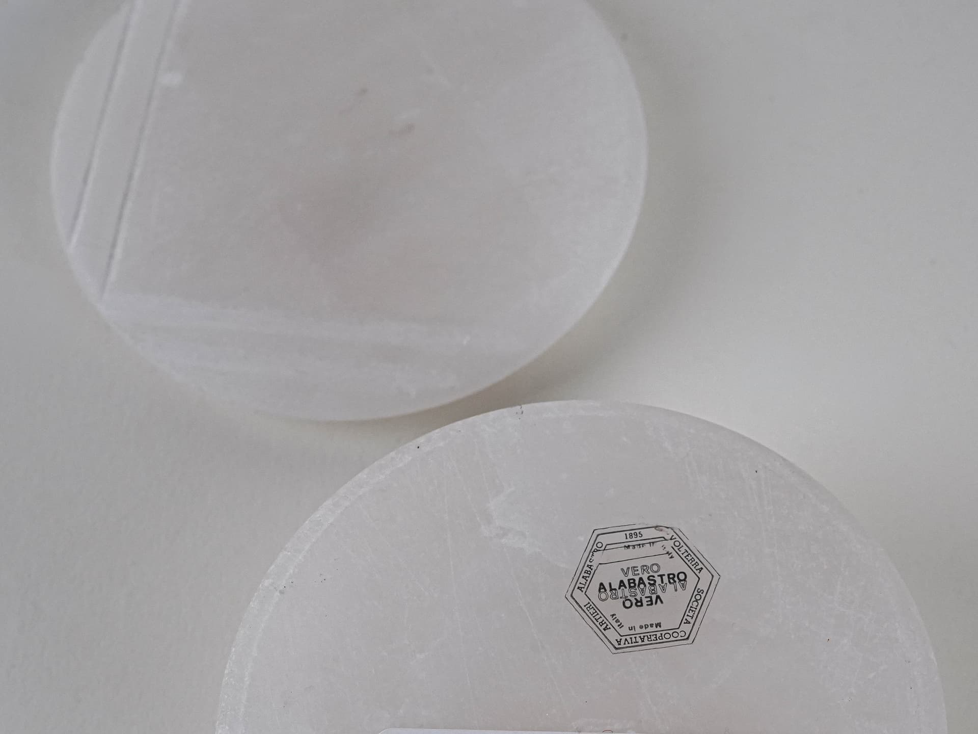 Pudełko, ivory white, kamień, Włochy, lata 70. - 195883