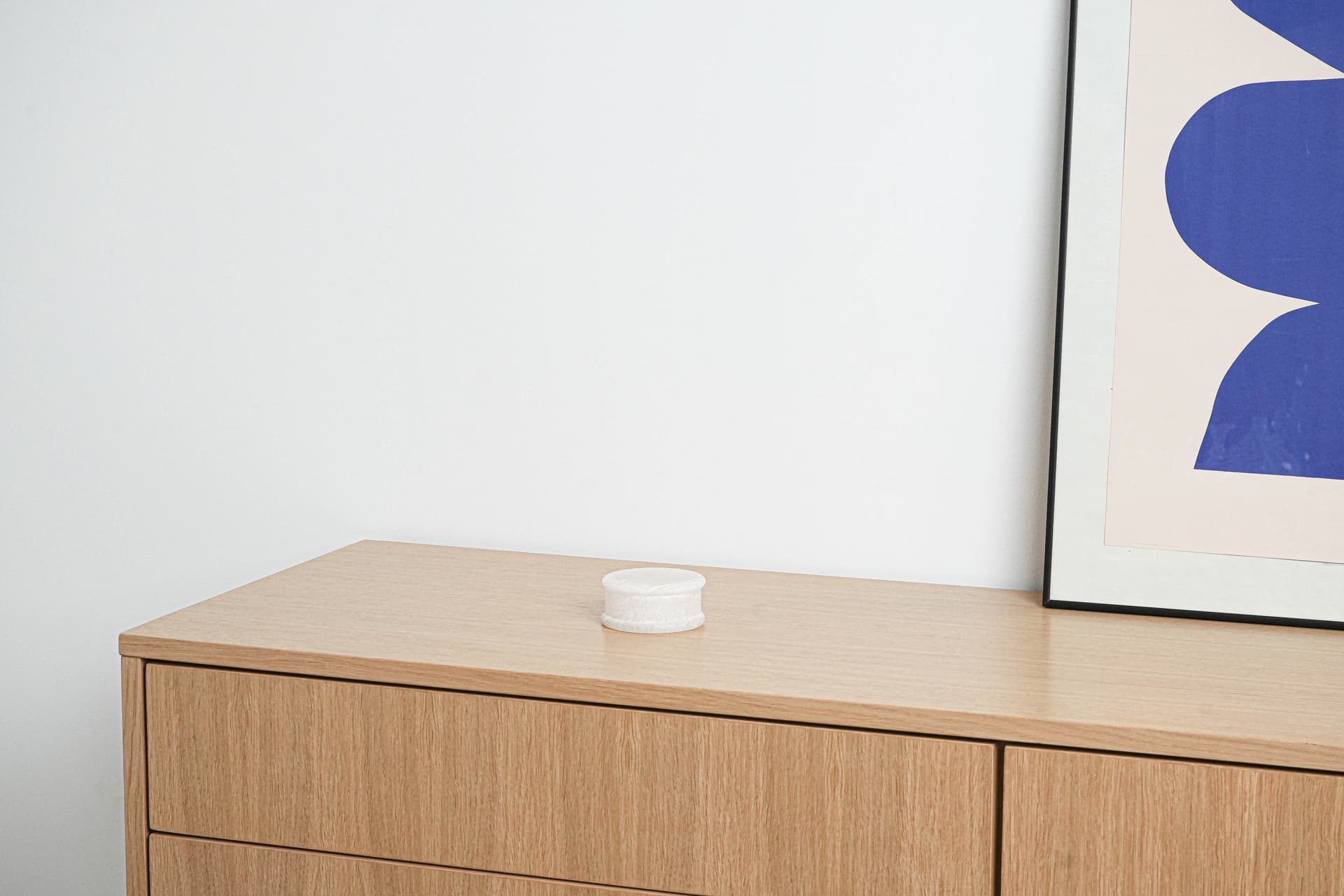 Pudełko, ivory white, kamień, Włochy, lata 70. - 195880