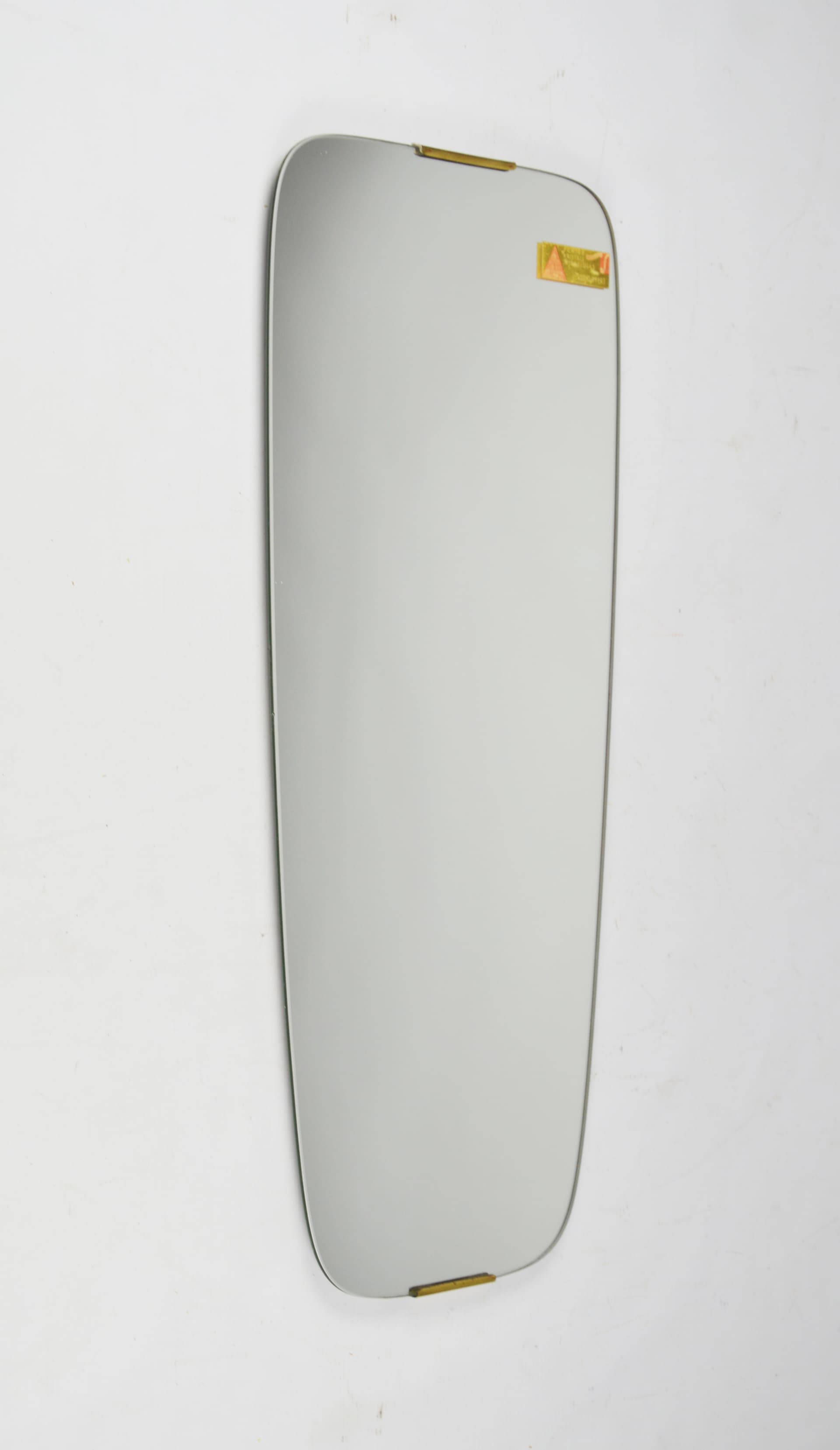 Crystal mirror, transparent glass, Germany, 1970s. - 195992