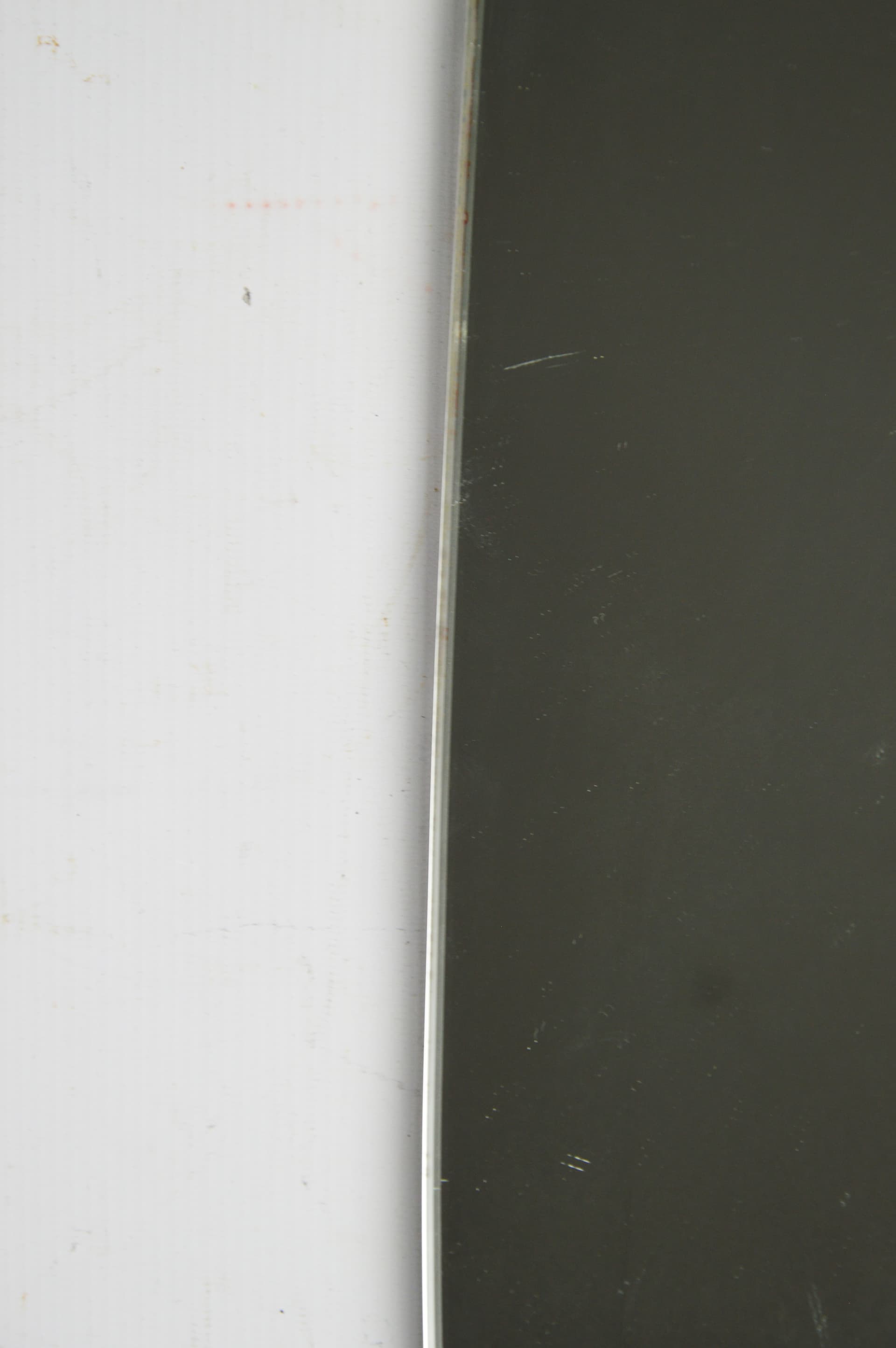 Crystal mirror, transparent glass, Germany, 1970s. - 195996