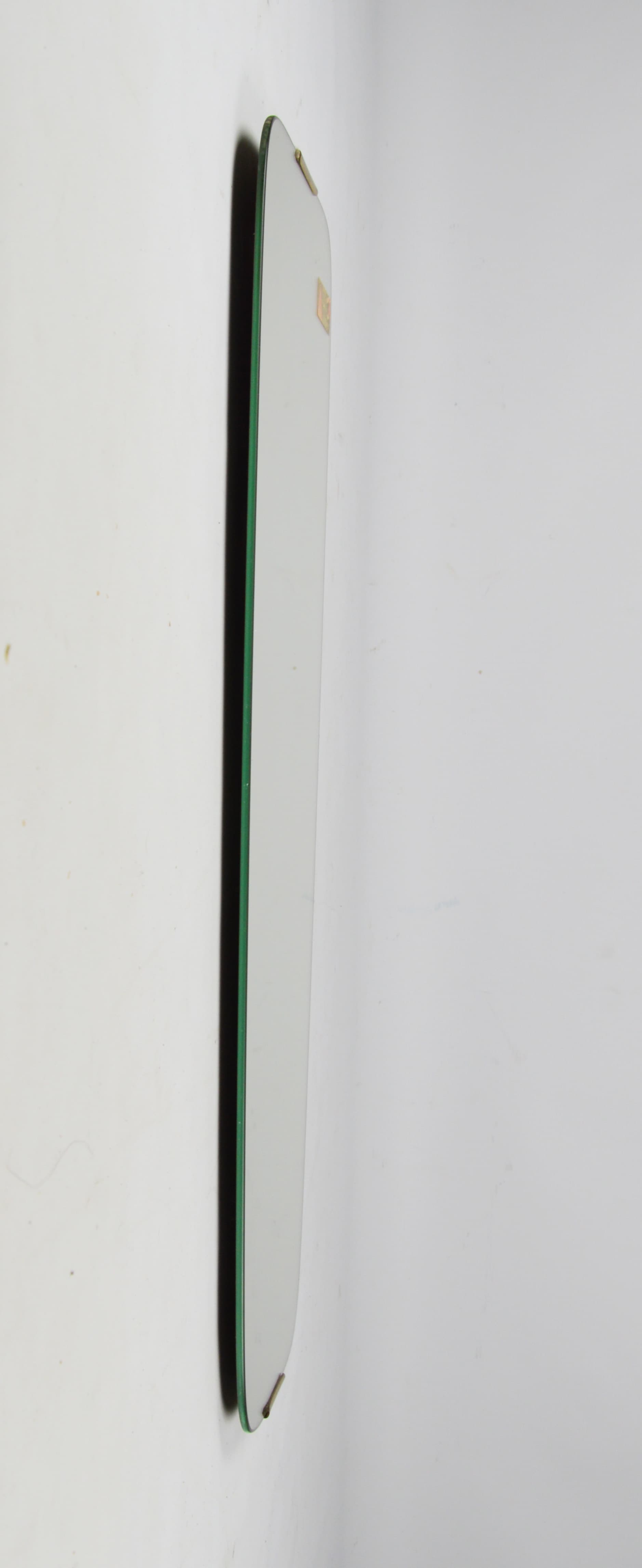 Crystal mirror, transparent glass, Germany, 1970s. - 195989