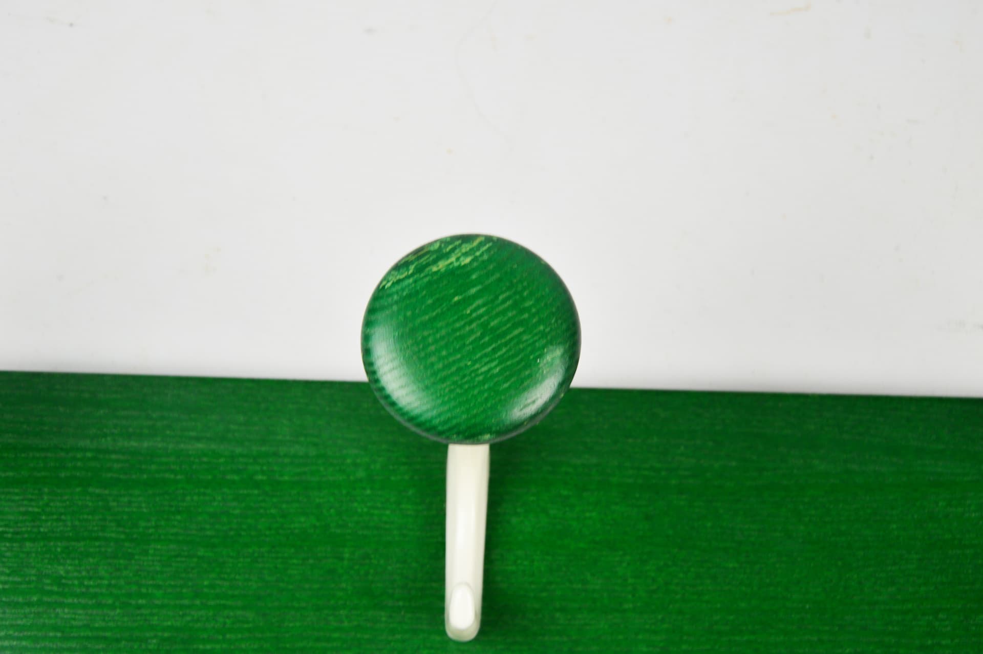 Wieszak ścienny, Space Age, zielony, lata 70. - 196007