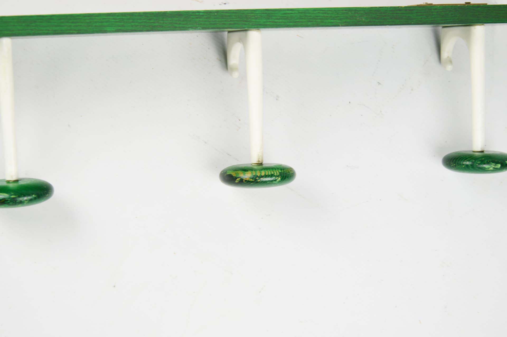 Wieszak ścienny, Space Age, zielony, lata 70. - 196006