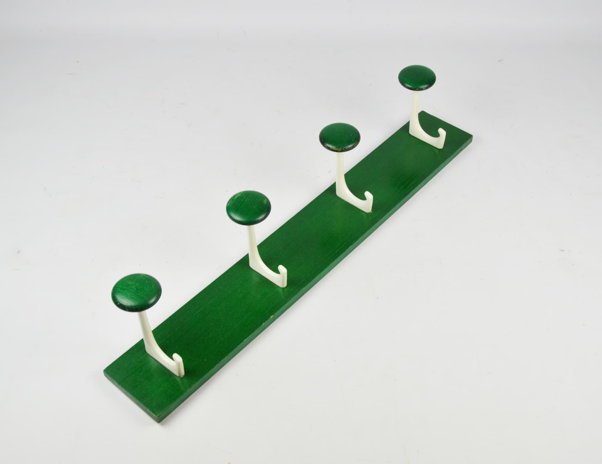 Wieszak ścienny, Space Age, zielony, lata 70. - 196004