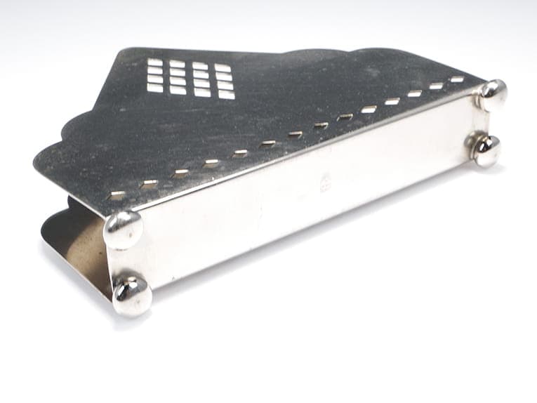 Serwetnik secesyjny, srebrny mosiądz, WMF, Niemcy, początek XX w. - 196100