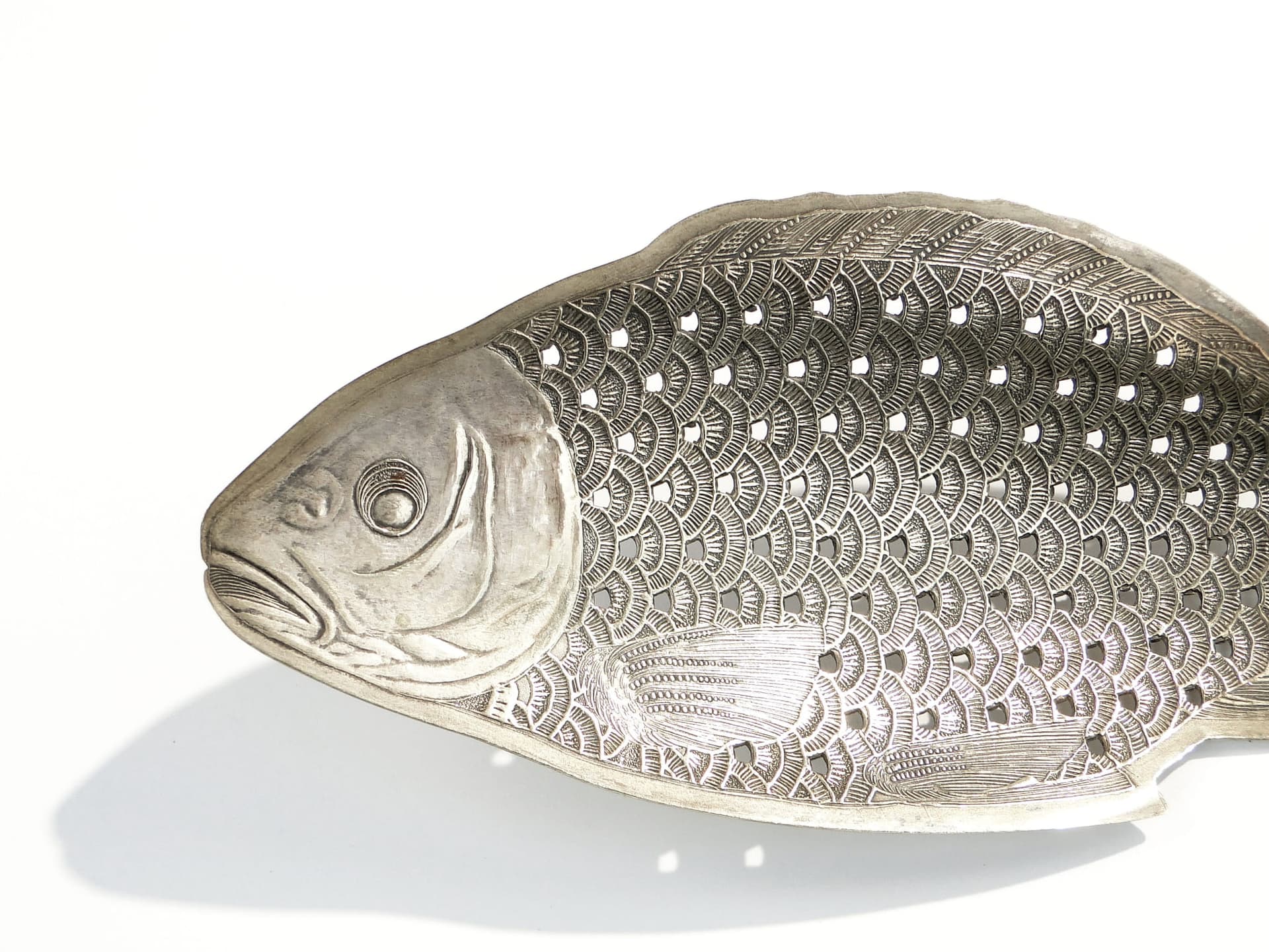 Fish Serving Spatula, Art Nouveau, silver metal, Poland, early 20th c. - 196123