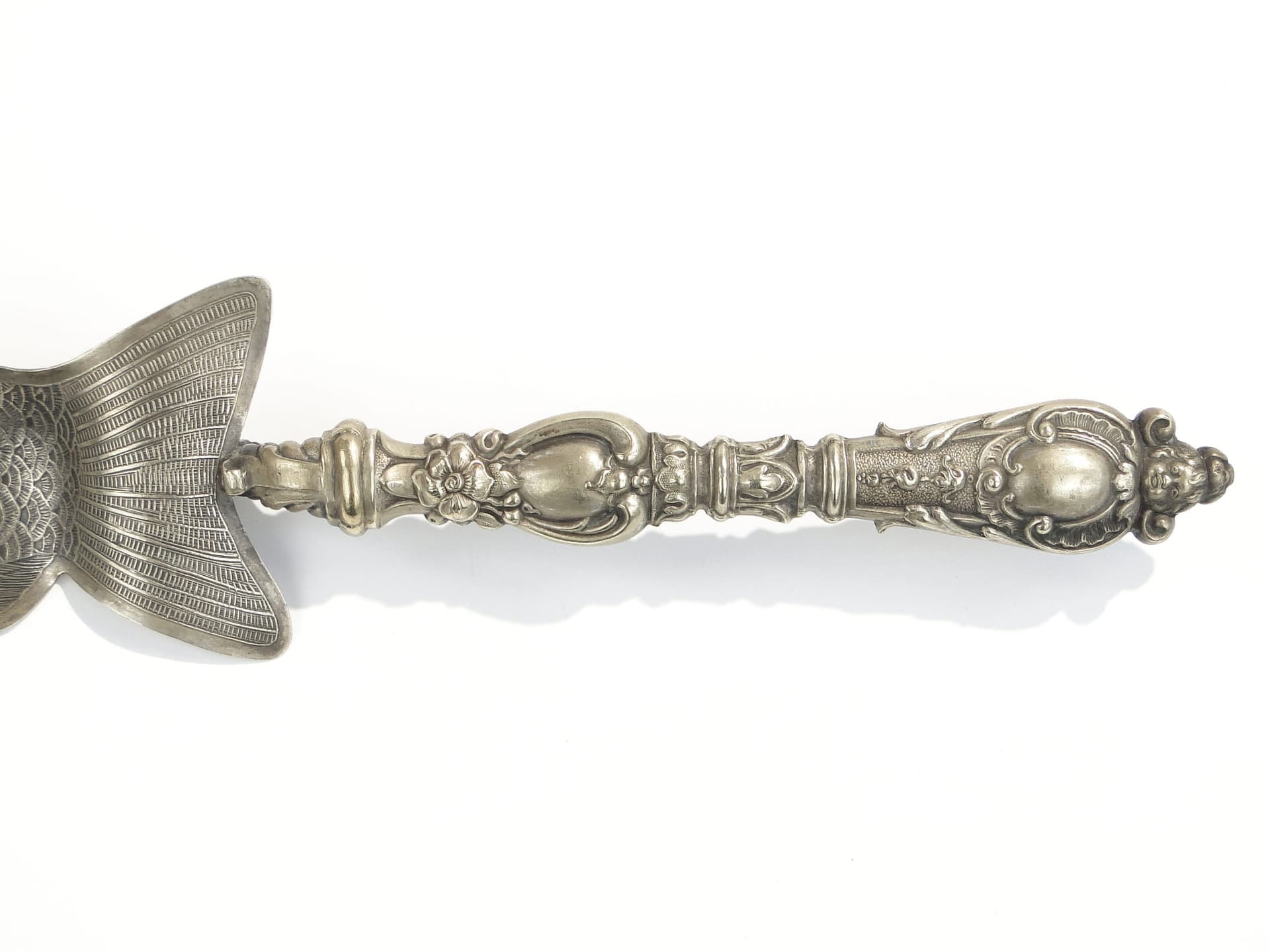 Fish Serving Spatula, Art Nouveau, silver metal, Poland, early 20th c. - 196120